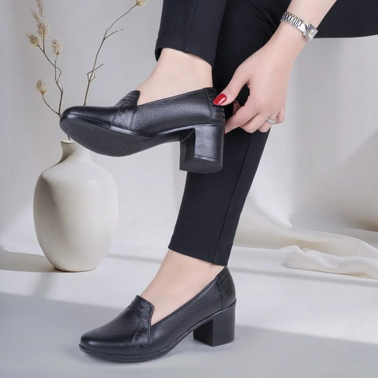 کفش مجلسی چرم پاخور تبریز زنانه مدل سلین 4